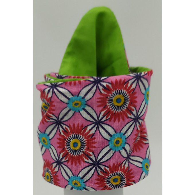 Headband femme et enfant imprimé Fleuri/Vert Cru