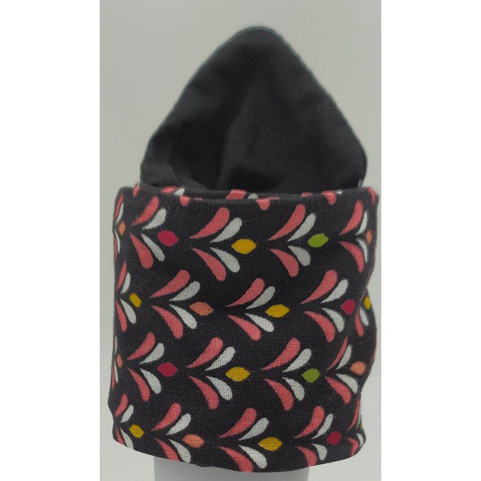 Headband femme et enfant, imprimé Twiggy/Noir